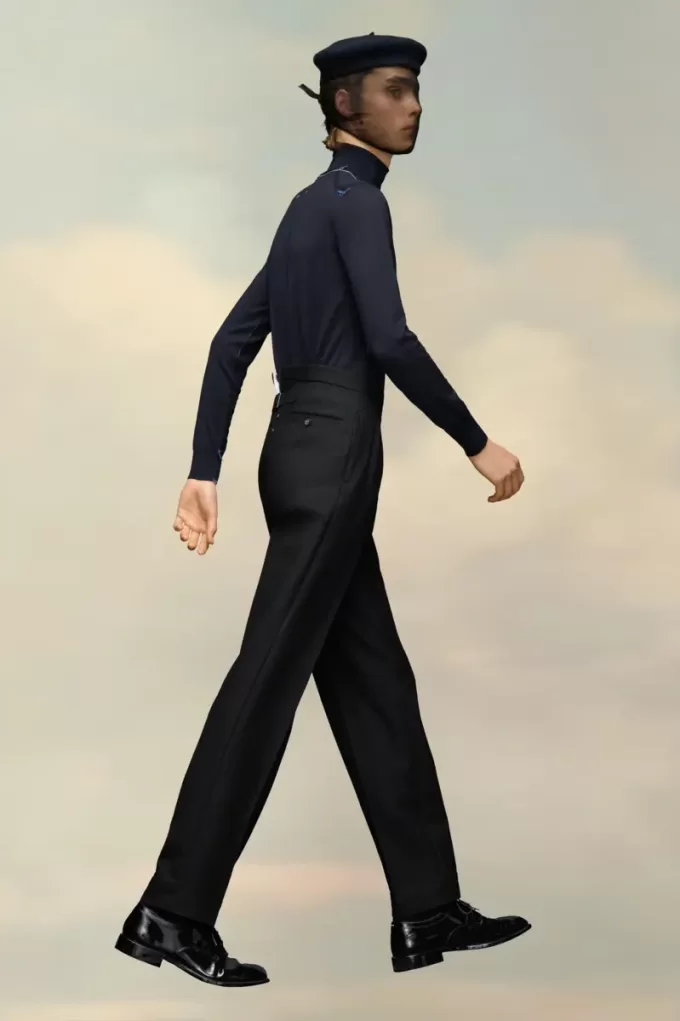 British Mohair Trousers