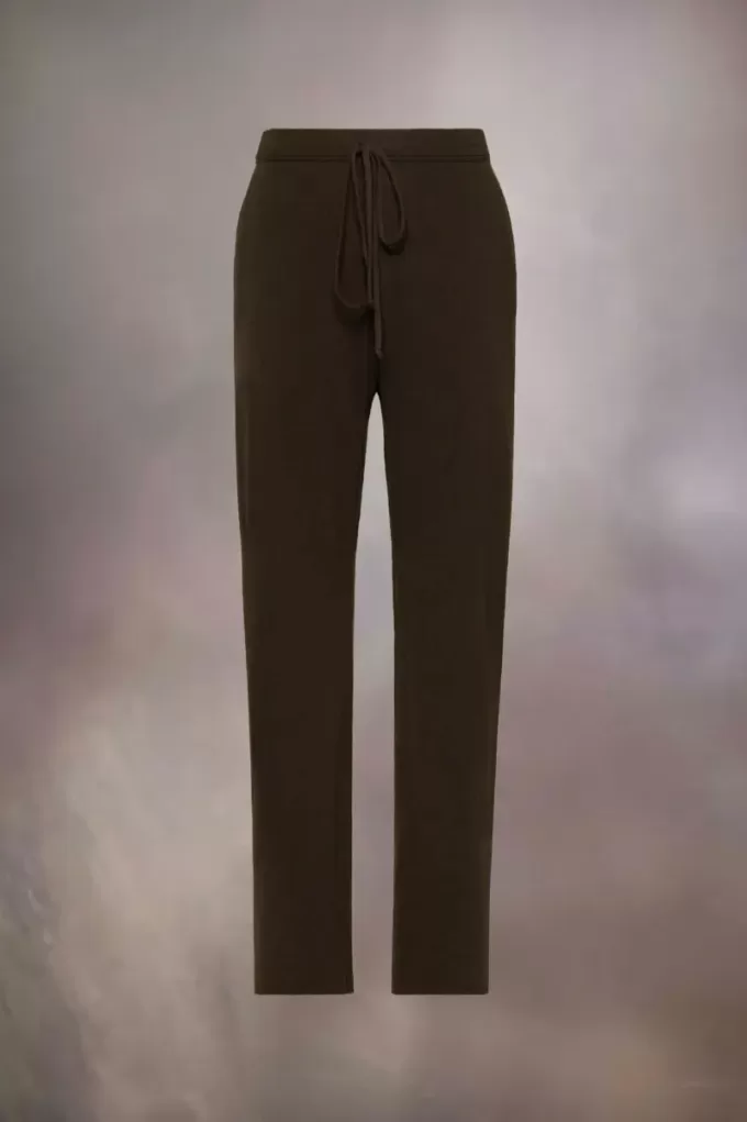 Cashmere knit trousers