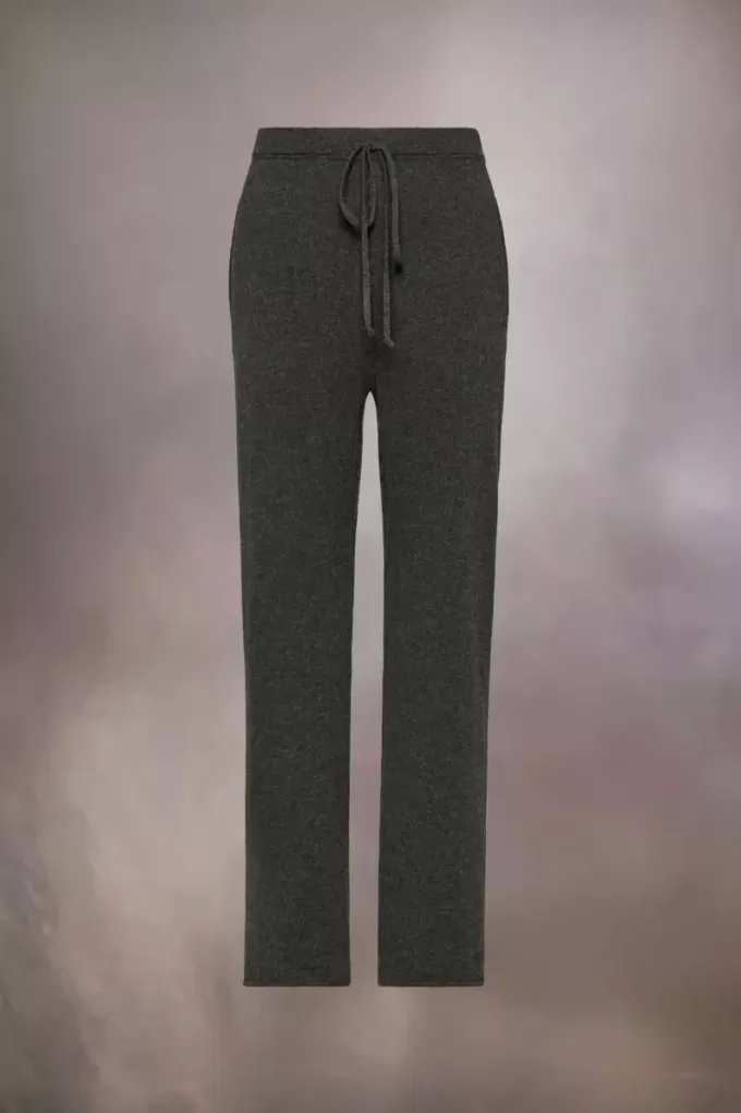 Cashmere knit trousers