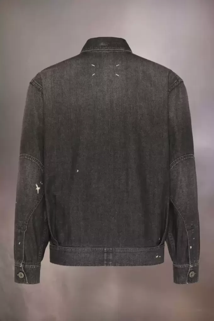 Distressed denim jacket Distressed denim jacket