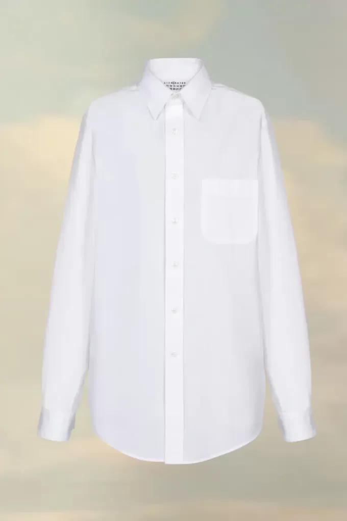 Eco cotton poplin shirt