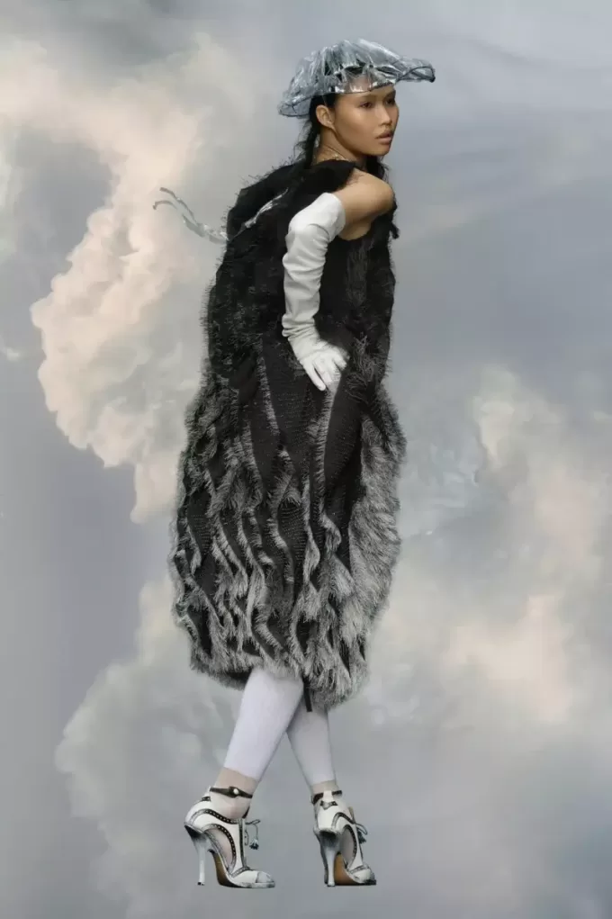 Embroidery fringe dress