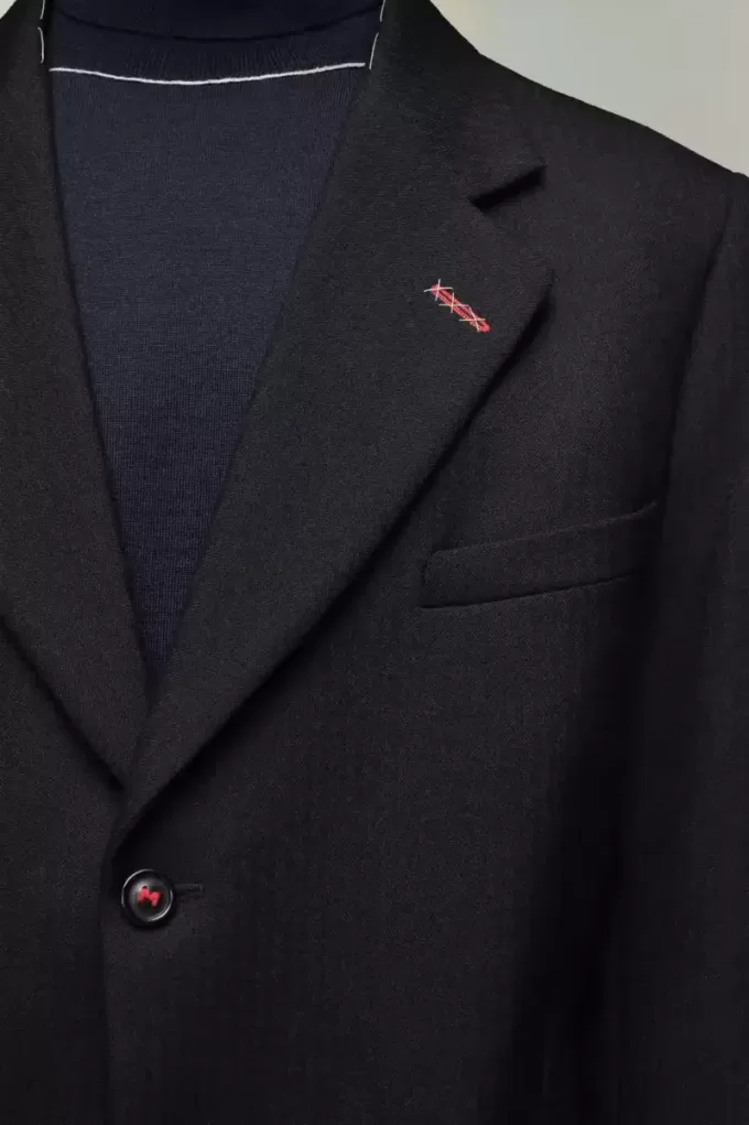 Herringbone wool jacket