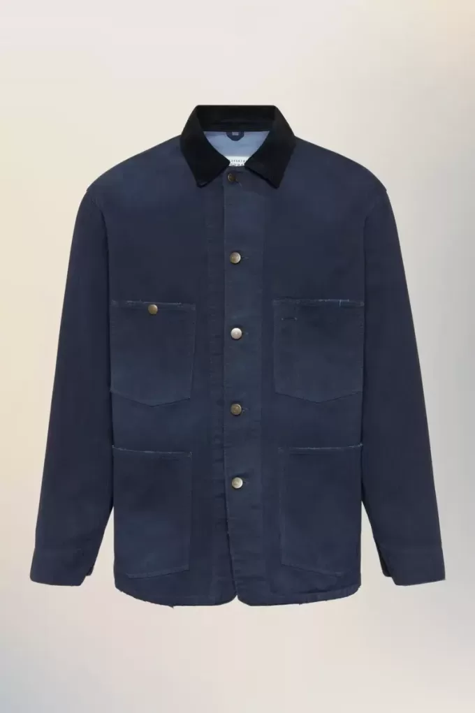 Herringbone workwear jacket