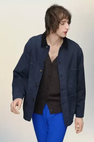 Herringbone workwear jacket