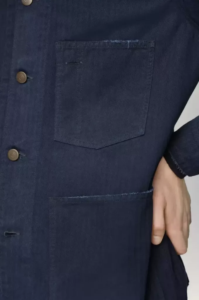 Herringbone workwear jacket