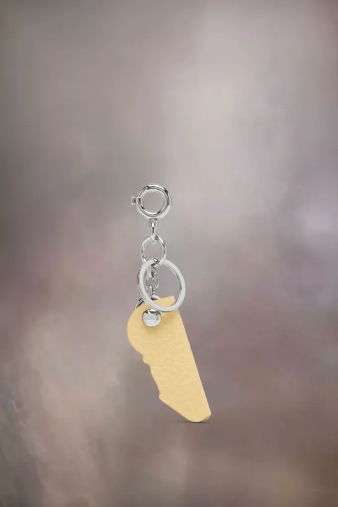 Logo leather keyring