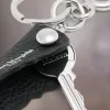 Logo leather keyring
