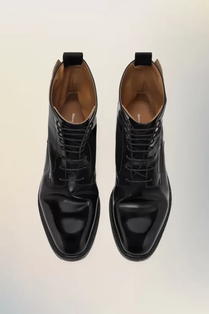 Loved to death lace-up boots