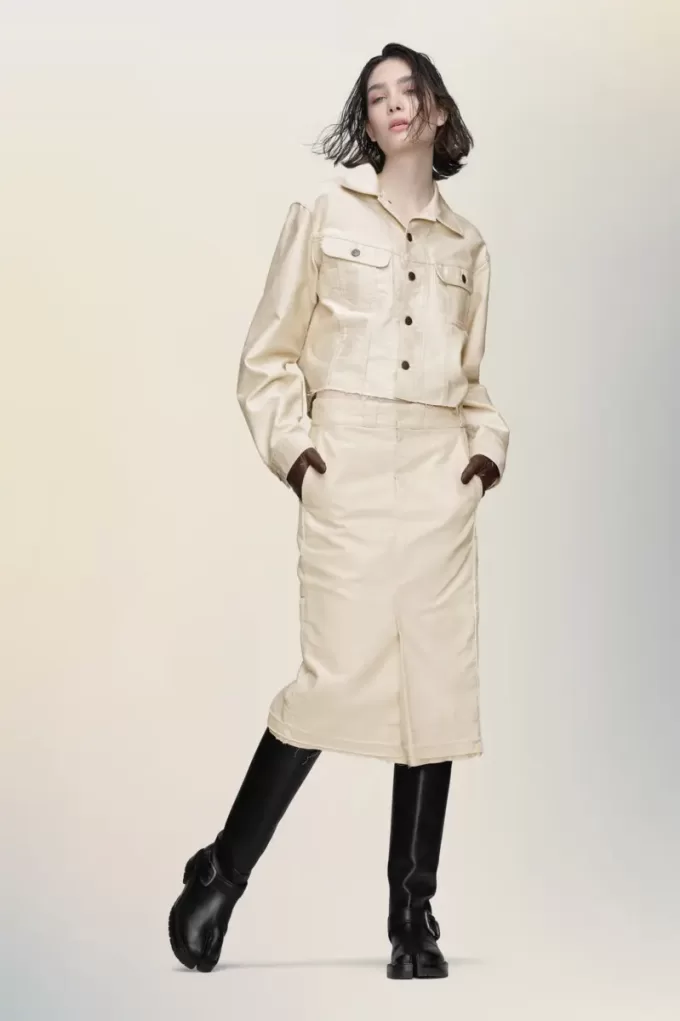 Maison Margiela Chino midi skirt