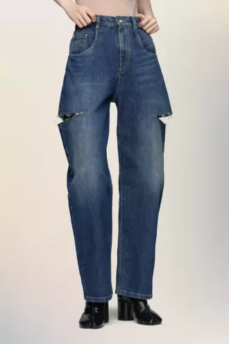 Maison Margiela Cut-out jeans