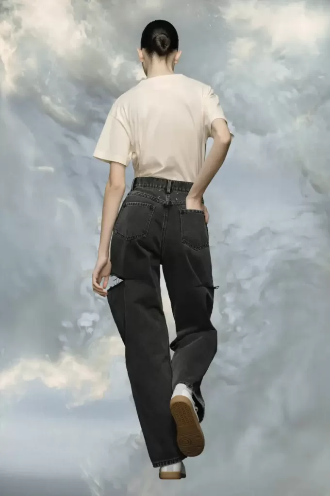 Maison Margiela Cut-out jeans