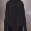 Maison Margiela Dropped hem shirt