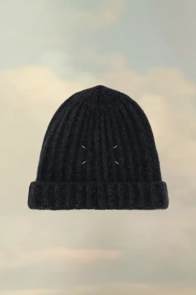 Maison Margiela Felted wool beanie