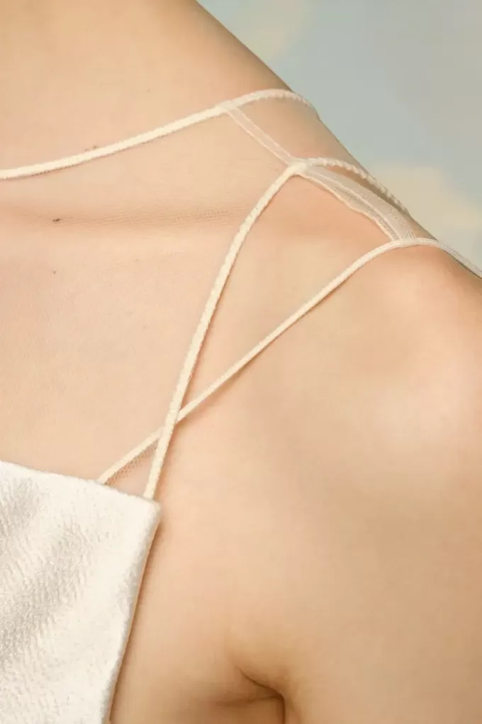 Maison Margiela Hammered Satin Gown