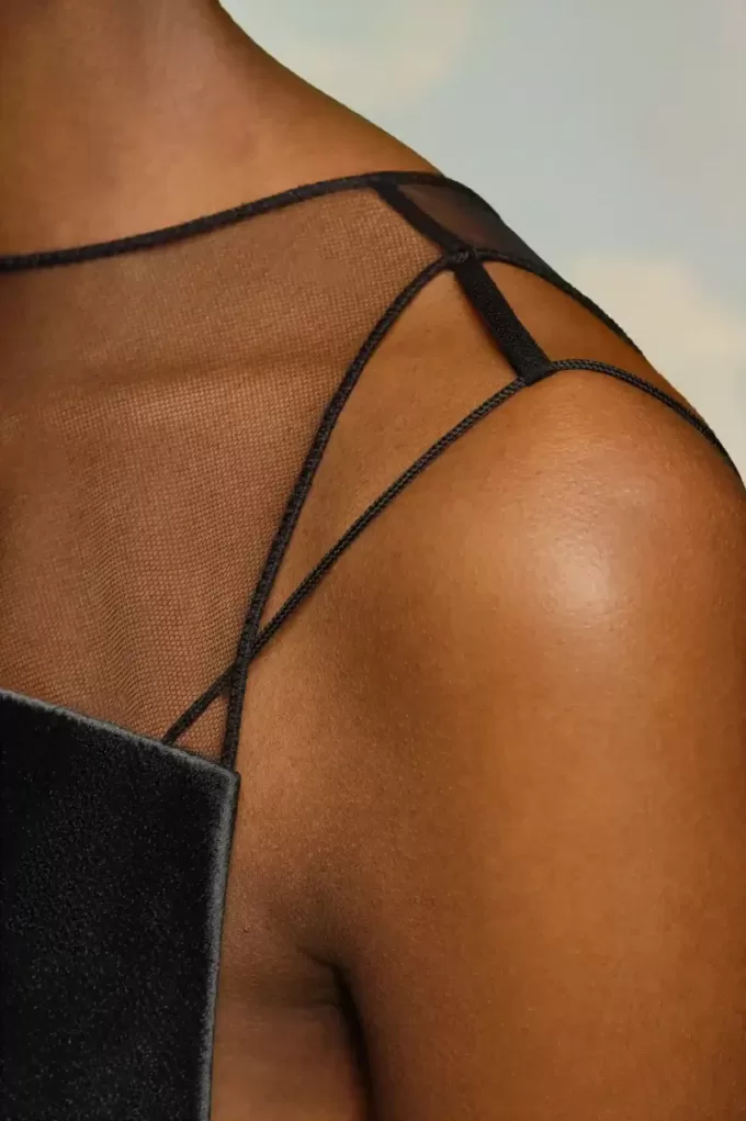 Maison Margiela Hammered Satin Gown