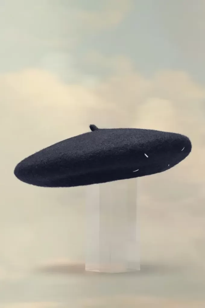 Maison Margiela Heavy wool beret