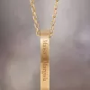 Maison Margiela Logo ring necklace