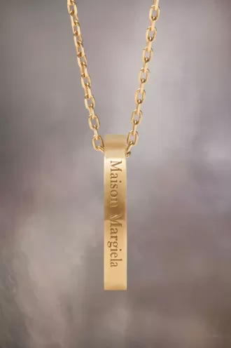 Maison Margiela Logo ring necklace