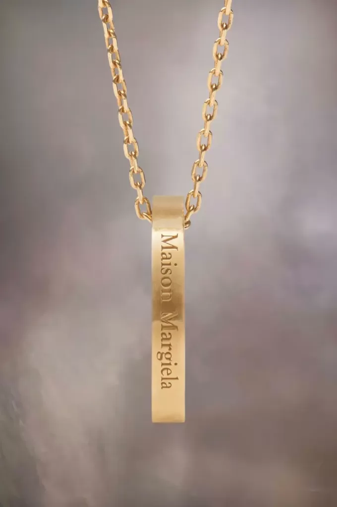 Maison Margiela Logo ring necklace