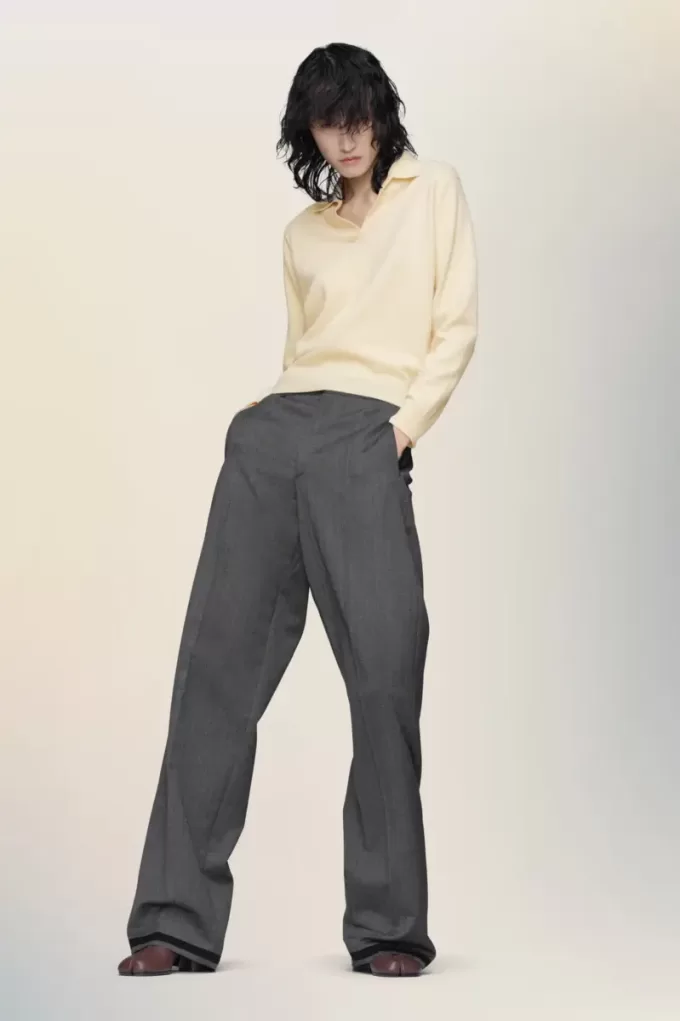 Maison Margiela Polo knit top