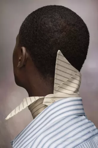 Maison Margiela Stripe collar