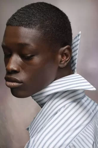 Maison Margiela Stripe collar