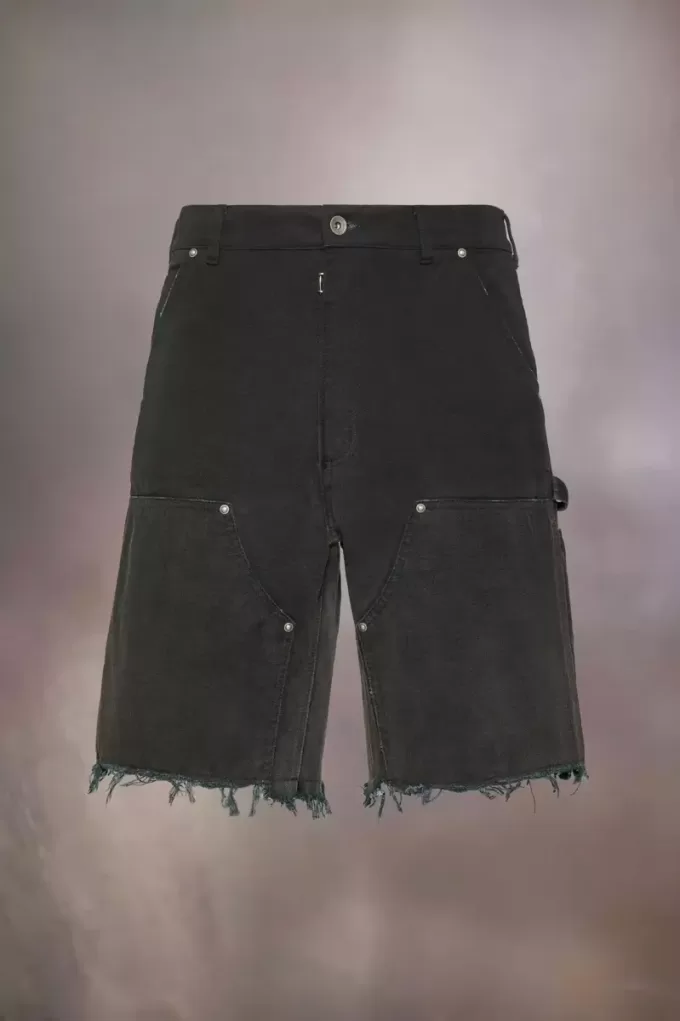 Maison Margiela Stud denim shorts