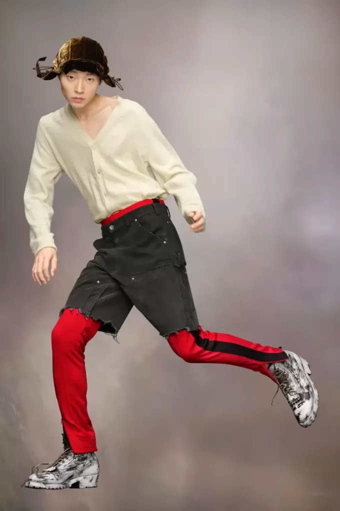 Maison Margiela Stud denim shorts