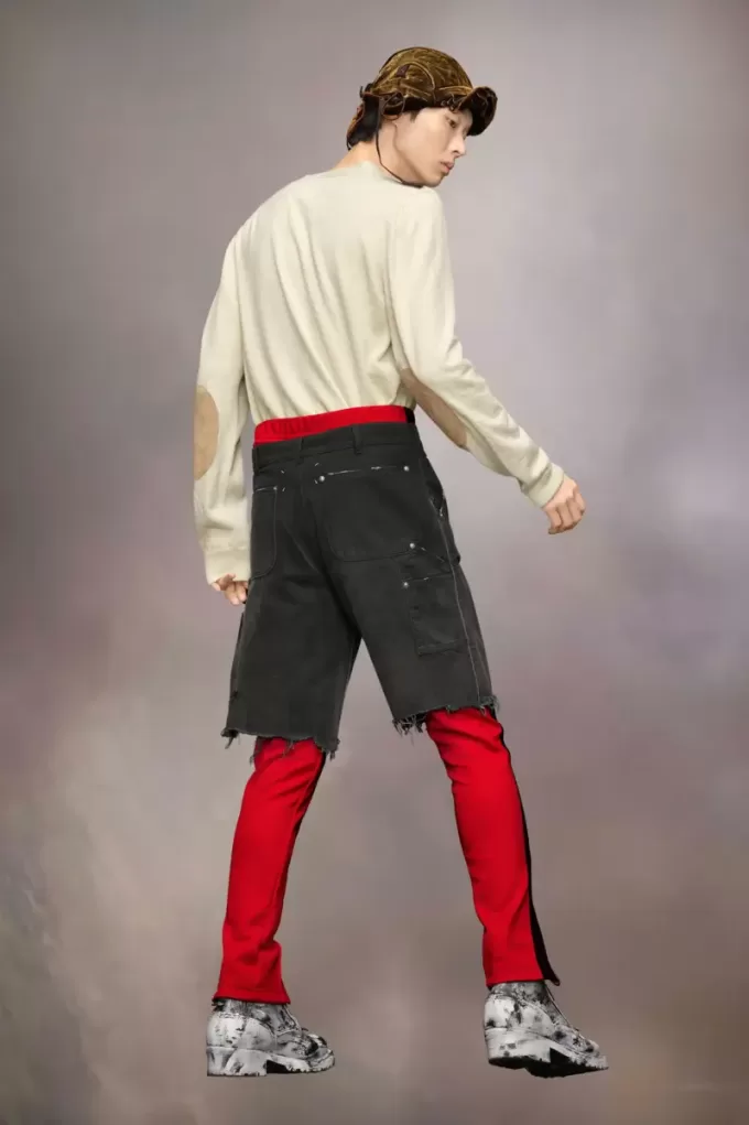 Maison Margiela Stud denim shorts