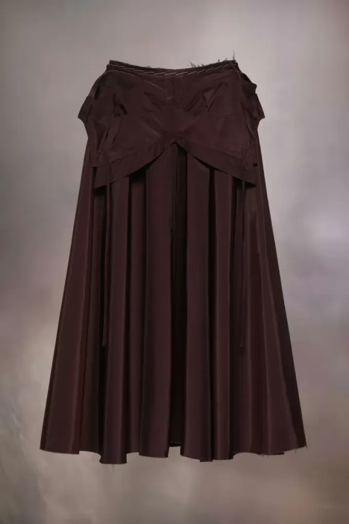 Maison Margiela Taffeta Midi Skirt