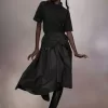 Maison Margiela Taffeta Midi Skirt