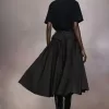 Maison Margiela Taffeta Midi Skirt