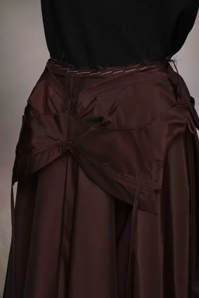 Maison Margiela Taffeta Midi Skirt