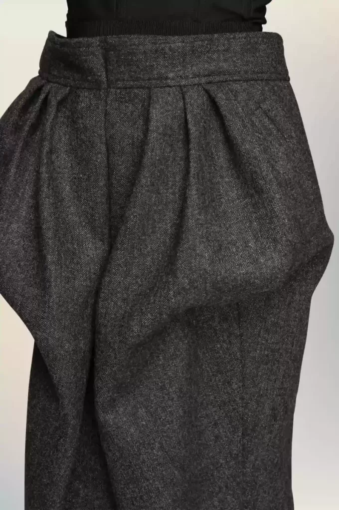 Maison Margiela Wool bustier dress