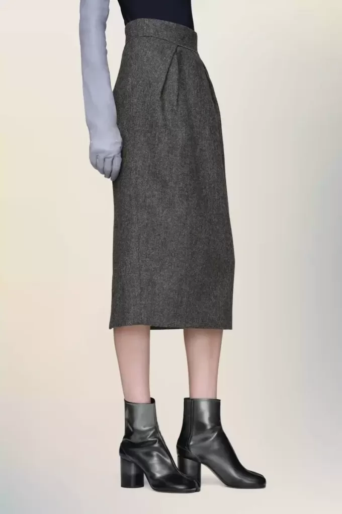 Maison Margiela Wool midi skirt