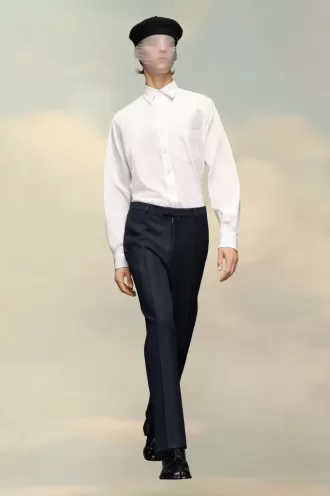 Maison Margiela Wool Twill Trousers