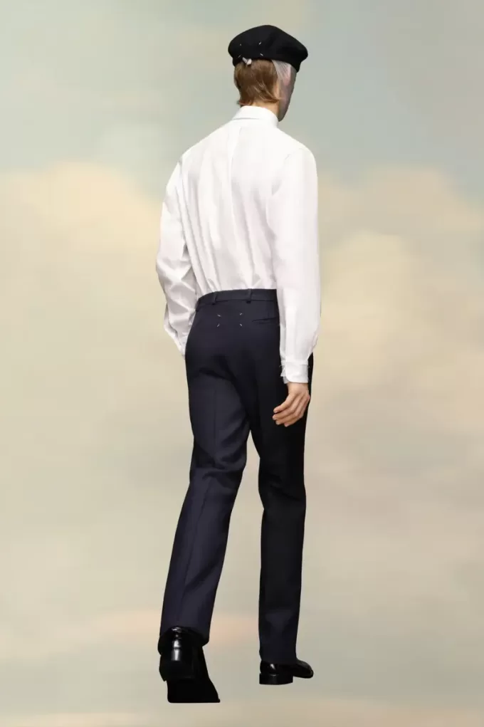 Maison Margiela Wool Twill Trousers