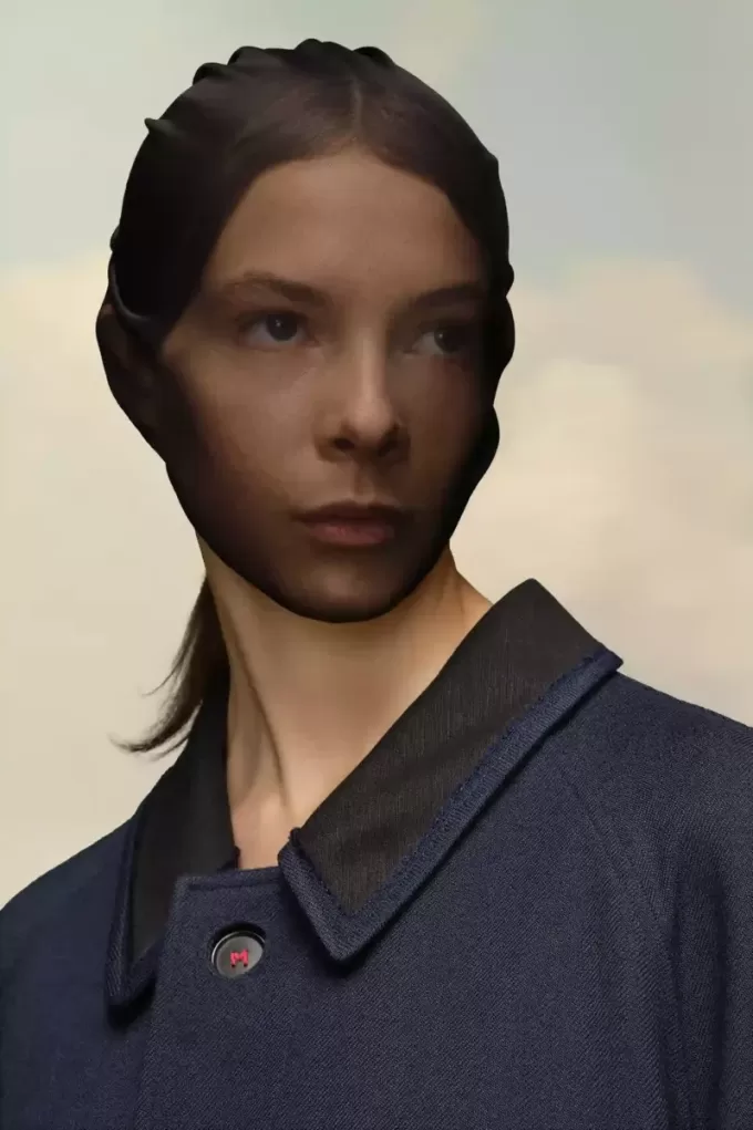 Maison Margiela Wool viscose coat