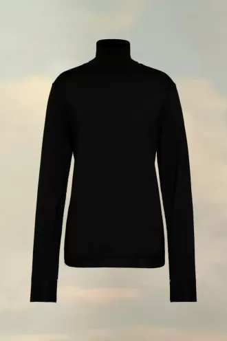 Merino Wool High-neck Sweater