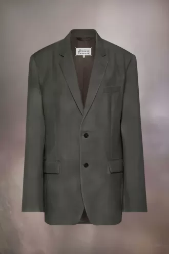 Mohair Wool Suit Jacket