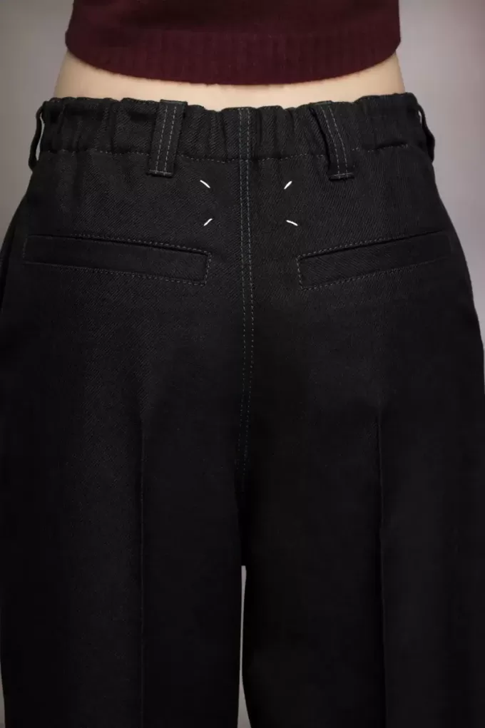 Pleated Wool Trousers