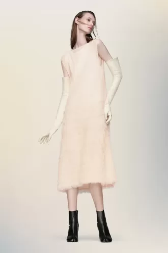 Retrograde silk knit dress