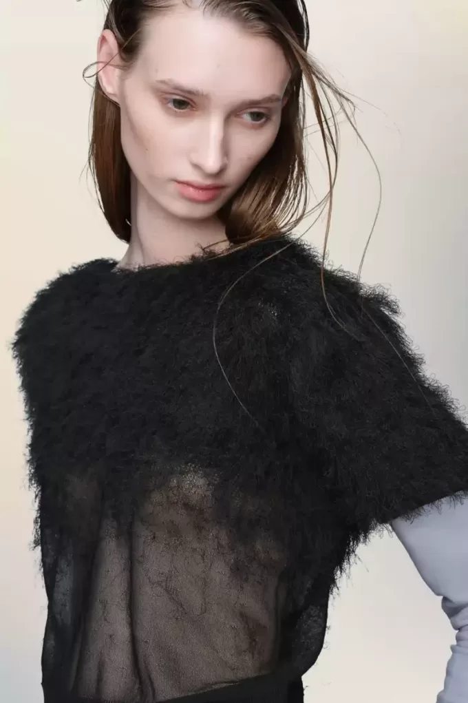 Retrograde silk knit top Retrograde silk knit top