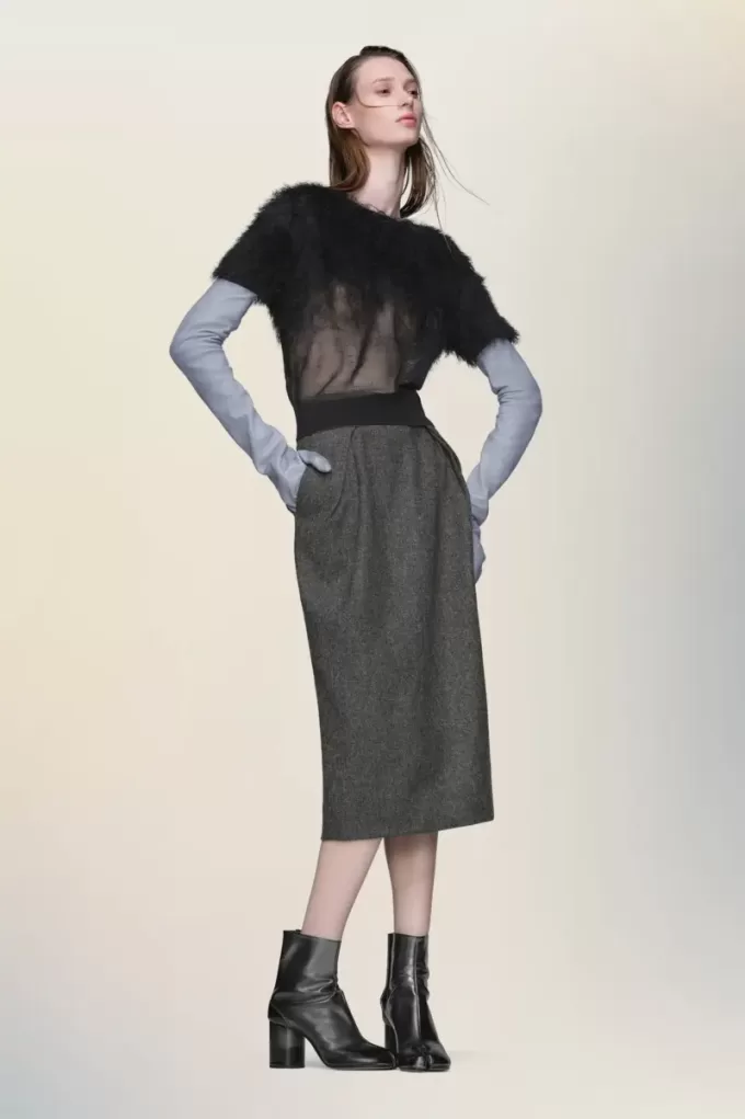 Retrograde silk knit top Retrograde silk knit top