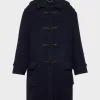 Reversible wool coat