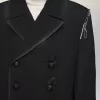 Reversible wool coat