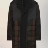 Reversible wool coat