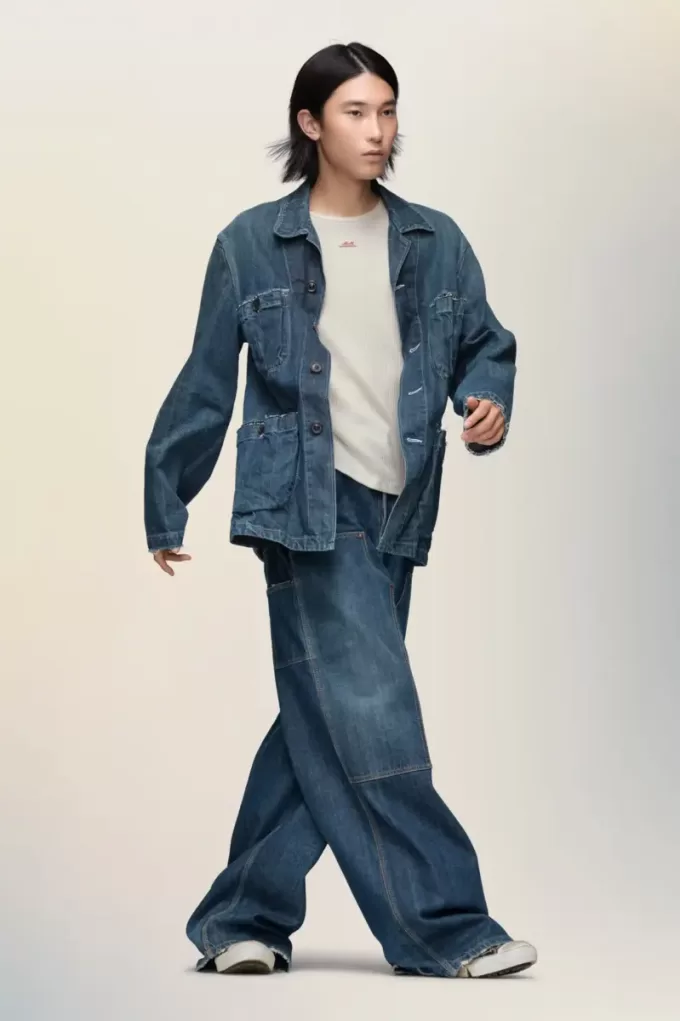 Ribbed cotton t-shirt