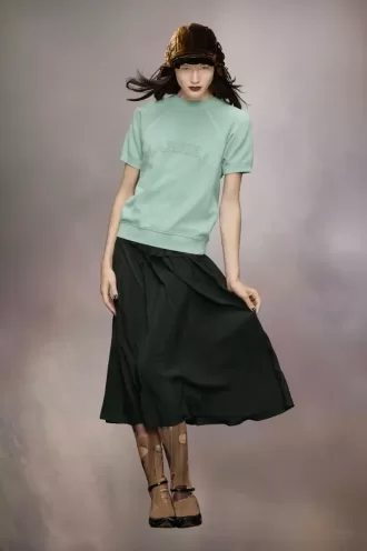 Short sleeve sweatshirt